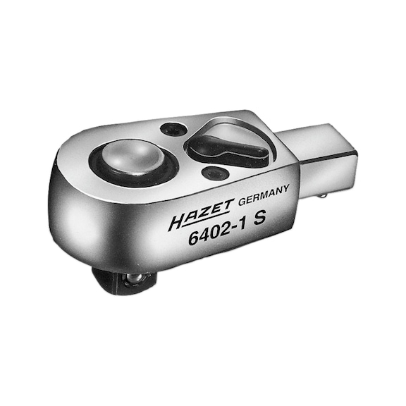 HAZET 插入式换向棘轮，1/2 英寸，快速释放按钮，插入式方头，14 x 18 毫米 - 插入式换向棘轮