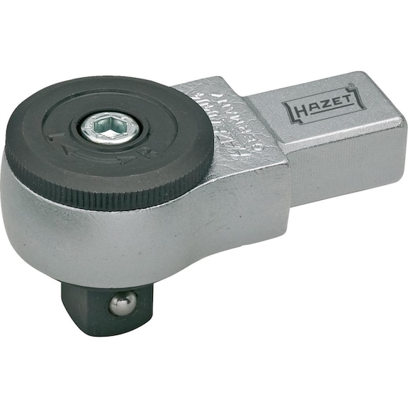 HAZET 插入式换向棘轮，3/8 英寸，细齿，插入式方头，9x12 毫米 - 插入式换向棘轮