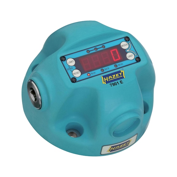 Zkoušečka momentu HAZET, 10–350 Nm, LED displej, držák 1/2" - Elektronická zkoušečka krouticího momentu