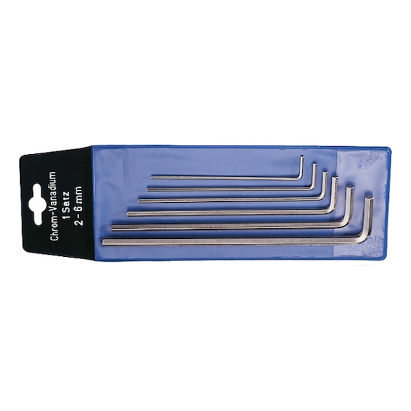 ATORN 六角螺丝刀套件，8 件，2-10 mm，长款，袋装 - 六角转角螺丝刀套件，8 件