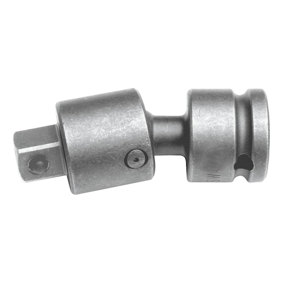 ASW ball joint with square 3/8 inch, drive 3/8 inch, length 55 mm - Ball joint for machine-operated screwdrivers, output 3/8&nbsp;inch square, output 3/8&nbsp;inch square