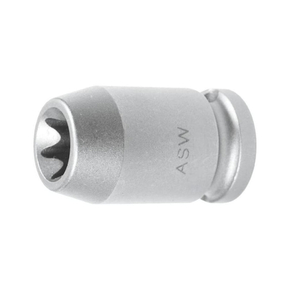 ASW socket wrench insert TX E 5, drive 3/8 inch, length 32 mm - Socket wrench insert, external TX