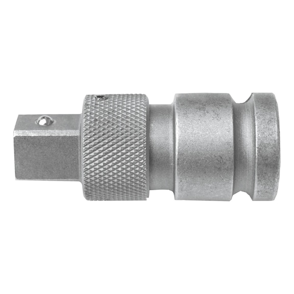 ASW connector 3/8 inch to 3/8 inch, length 45 mm with quick-change holder - Connection part with male/female square and quick-change holder