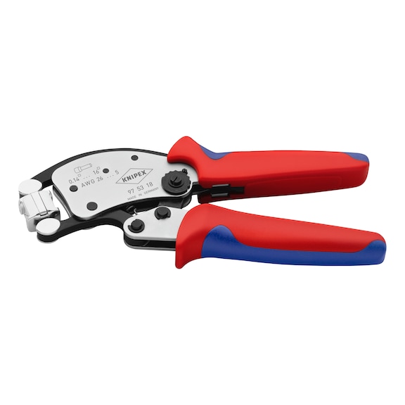 KNIPEX Twistor lever action crimping pliers for wire end ferrules 0.14–16&nbsp;mm² - Twistor 16 crimping pliers