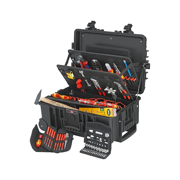 liefde Geleerde Spotlijster KNIPEX Robust 45 mobiele gereedschapskoffer voor elektrisch gereedschap |  HAHN+KOLB
