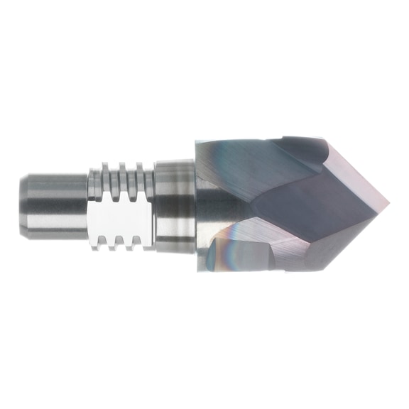 ATORN WK chamfer + centring cutter D=20.0 x 15 x 26 mm T2 WK size 50 size=16 x 5 - Solid carbide chamfer and centring cutter for interchangeable head system