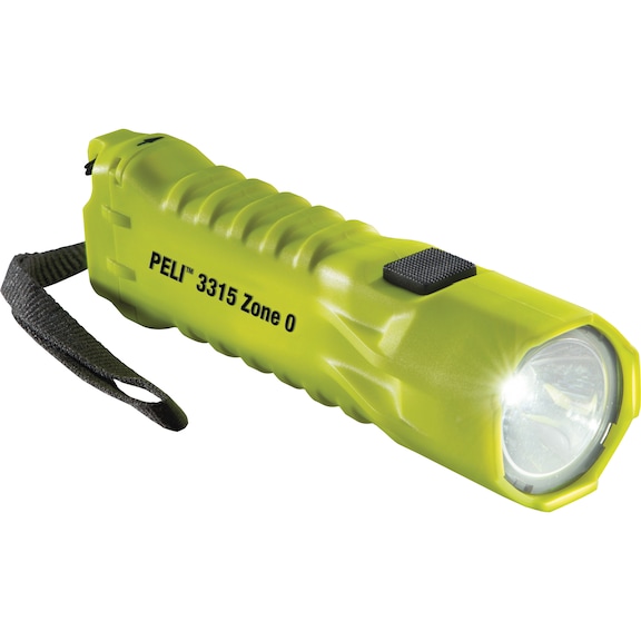 Lampe torche PELI 3315 Z0 avec protection Ex - Lampes de sécurité à LED avec zone de protection EX&nbsp;0