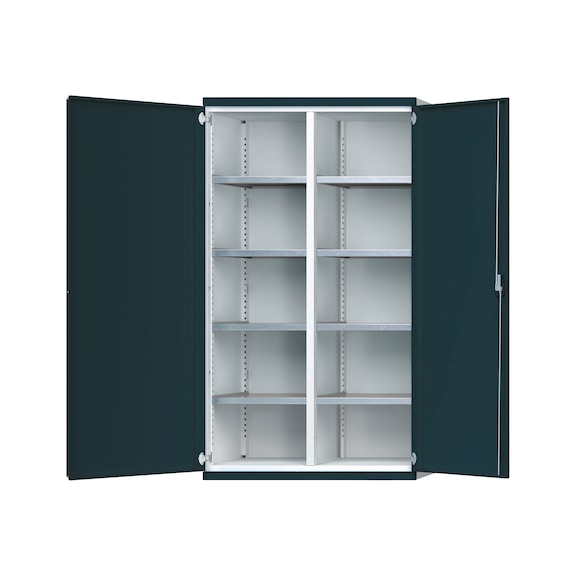 heavy-duty cabinet with centre divider – load capacity 1200 kg