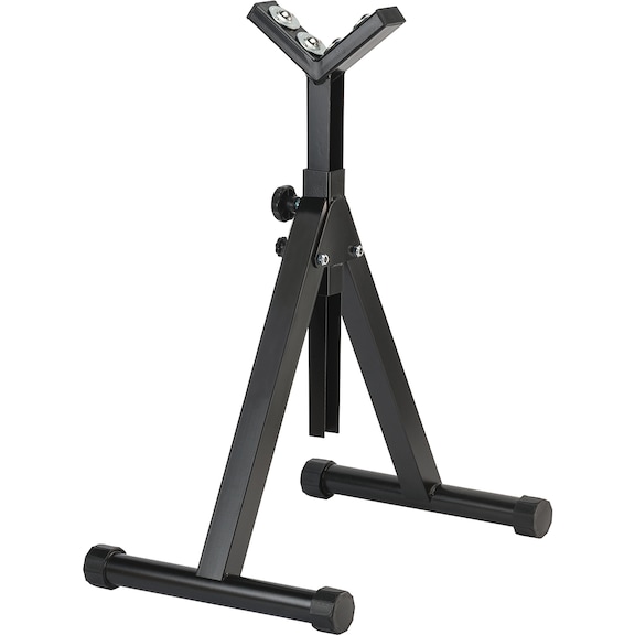 material stand/roller bracket height infinitely adjustable, load capacity 100 kg - support de matériaux/support à roulettes