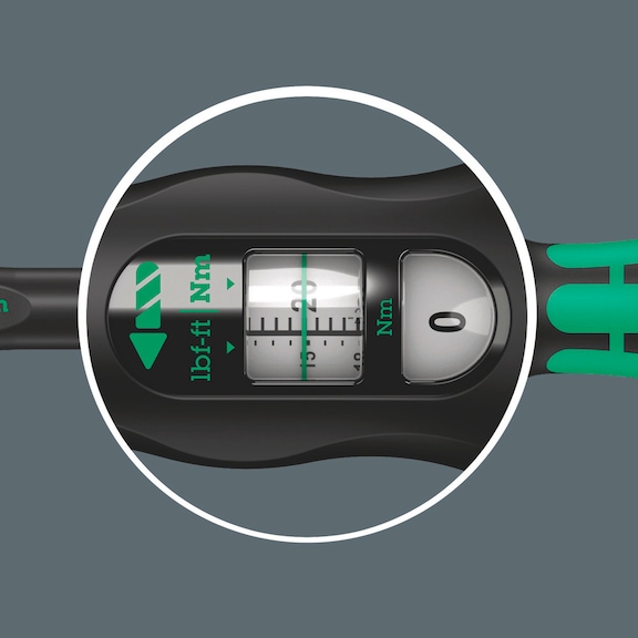 WERA Click-Torque Drehmomentschlüssel 1/4", 2,5 - 25 Nm - Click-Torque Drehmomentschlüssel mit Umschaltknarre, einstellbar |AKTION