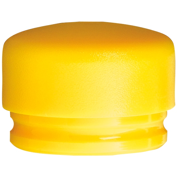 WIHA 锤头，聚氨酯，直径 50 mm，黄色，中等硬度 - PU 备用锤头，黄色