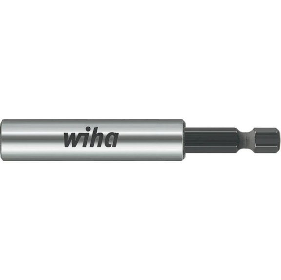 WIHA magnetic bit holder 1/4 inch x 74 mm - Bit holder with magnet
