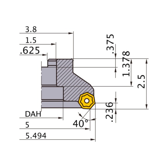 AHX640WL0518E MITSUBISHI, Planfräser - AHX6, Wendeschneidplattenfräser