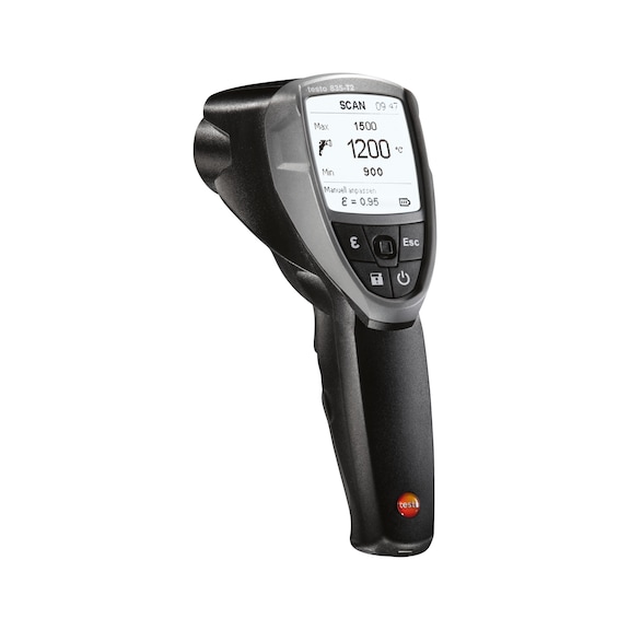 Infrared thermometer with 4-point laser marking