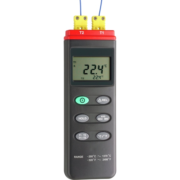 Instrument de mesure de la température 2&nbsp;canaux
