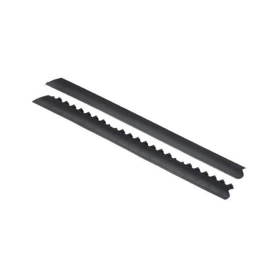 Kantenleiste aus Nitrilgummi, Ausführung mit Zapfen Länge 910 mm, Farbe schwarz - Kantenleiste aus Nitrilgummi