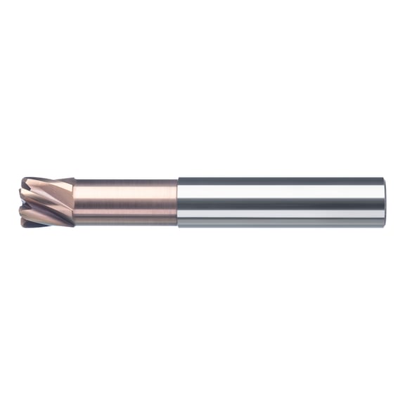 SC HSC torus milling cutter, clearance diameter 9.2 mm, clearance length 30 mm - Solid carbide HSC torus milling cutter
