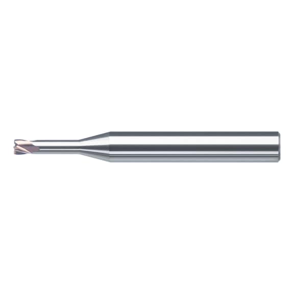 Minifresa tórica SC, diámetro holgura 1,95&nbsp;mm, longitud holgura 10&nbsp;mm - Minifresa tórica de metal duro completo