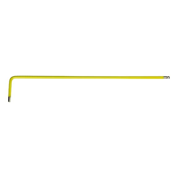 Šestihranný inbusový klíč WIHA 1,5&nbsp;mm, žlutý s&nbsp;kulovou hlavou - Šikmý šestihranný šroubovák