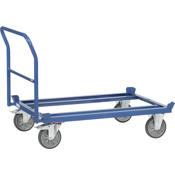Tubular push handle for pallet running gear extra cost - Push handle for pallet truck