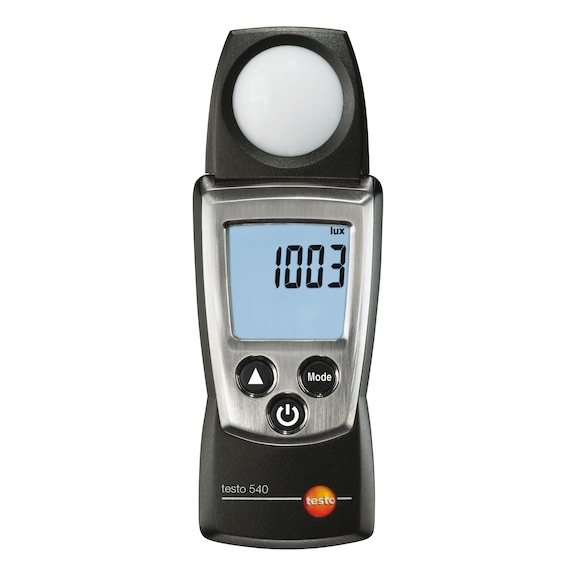 Instrumento de medición de intensidad luminosa (luxómetro)