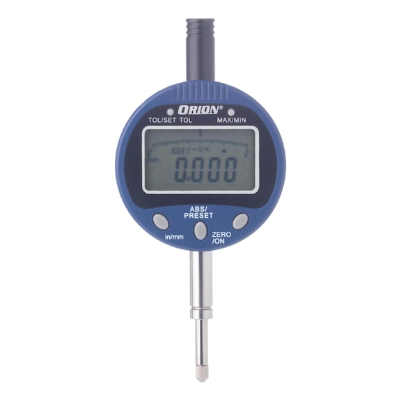 ORION electronic dial gauge, 12.5&nbsp;mm, 0.001&nbsp;mm increment, in case - Electronic dial gauge