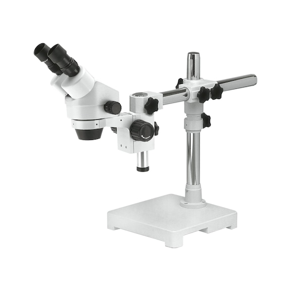 Mikroskop stereoskopowy MAHR MarVision SM 160, dwuokul, ze stat. wysięg., 7x–45x - Mikroskop stereoskopowy ze zmienną ogniskową SM 160