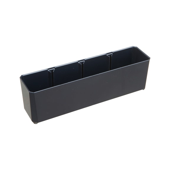 SORTIMO 嵌件盒，灰色，F3，宽 x 深 x 高 208 x 52 x 63 毫米 - 插入盒