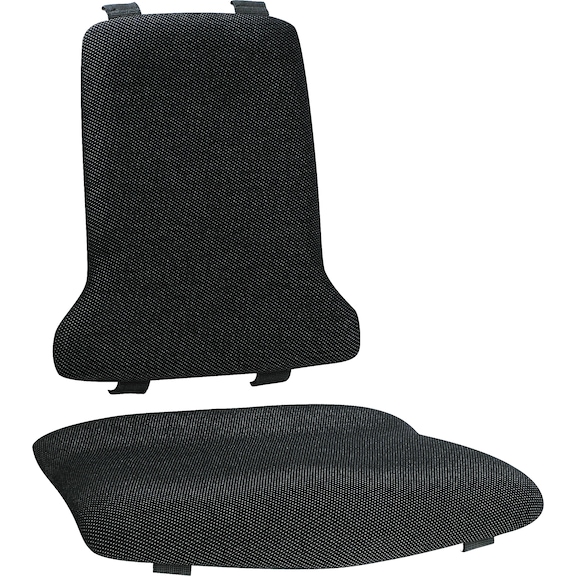 BIMOS Sintec fabric upholstery, Duotec black - SINTEC cushion