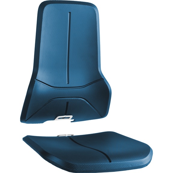 Cojín BIMOS, espuma integral, color azul para silla de trabajo giratoria NEON - Cojín NEON