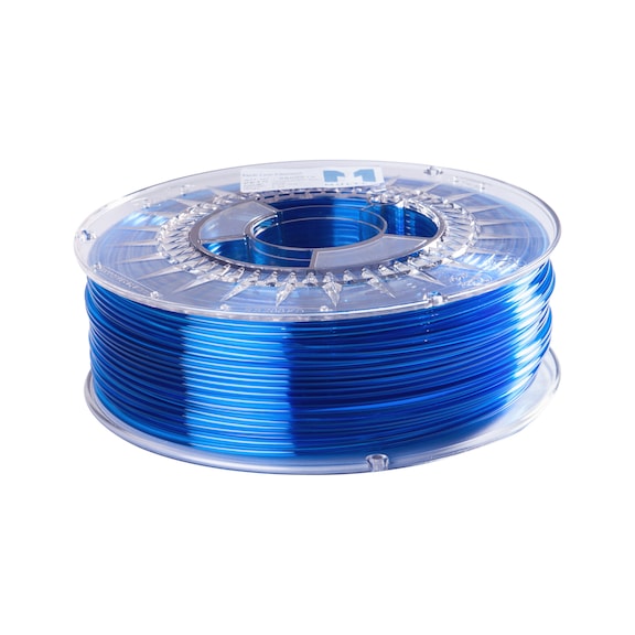 Filament PTEG 2,85 mm 1000 g Farbe Blau transluzent - PETG Filament