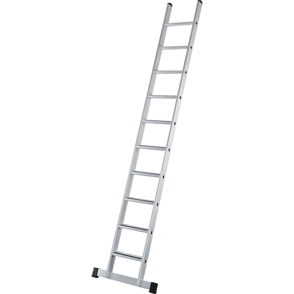 Rigid ladder with steps
