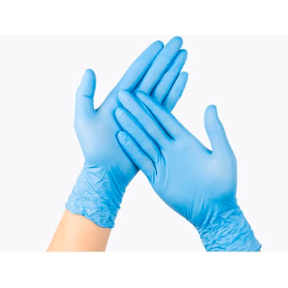 Medicom disposable nitrile gloves, double protection 131D, size L - 口罩手套