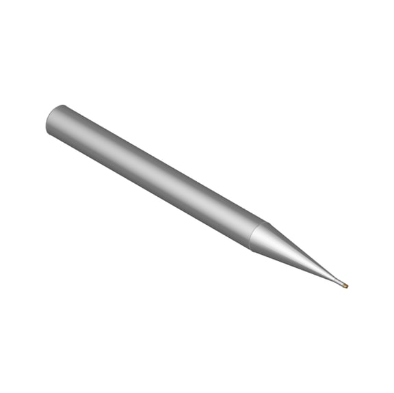 ATORN SC 小型半径铣刀，长款，直径 0.6 x 0.5 x 2 x 50 毫米 T = 2 RT52 - 整体硬质合金小型半径铣刀