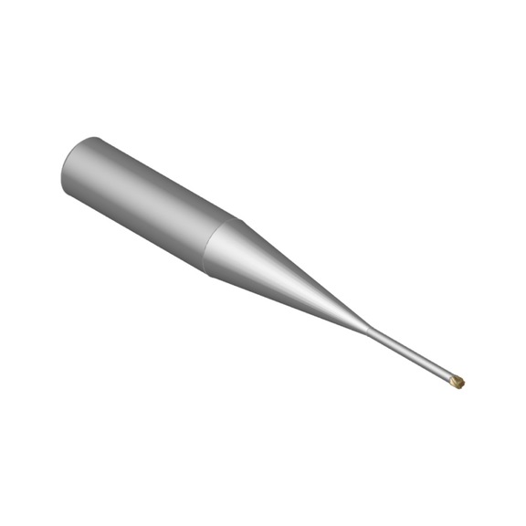 SC mini torus frezeleme, boşluk çapı 0,95 mm, kenar yarıçapı 0,1 mm, torus - Sert karbür mini torus freze bıçağı