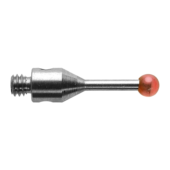 Probe inserts with ruby ball and stainless steel shaft