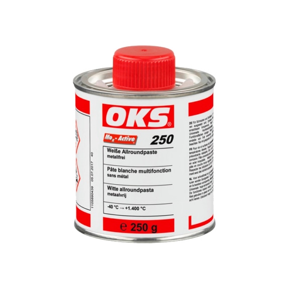 OKS Allroundpaste weiß 250 g Pinsel-Dose - Weiße Allroundpaste 250