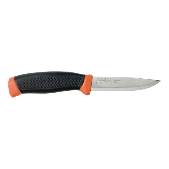 Pracovní nůž BAHCO, 220&nbsp;mm, pevná čepel, dvoudílná plastová rukojeť - Univerzální pracovní nůž