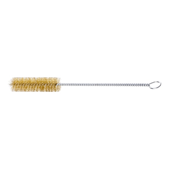 Cepillo cilíndrico LESSMANN, alambre de latón, 25&nbsp;mm, 300 mm de longitud - Cepillos cilíndricos manuales