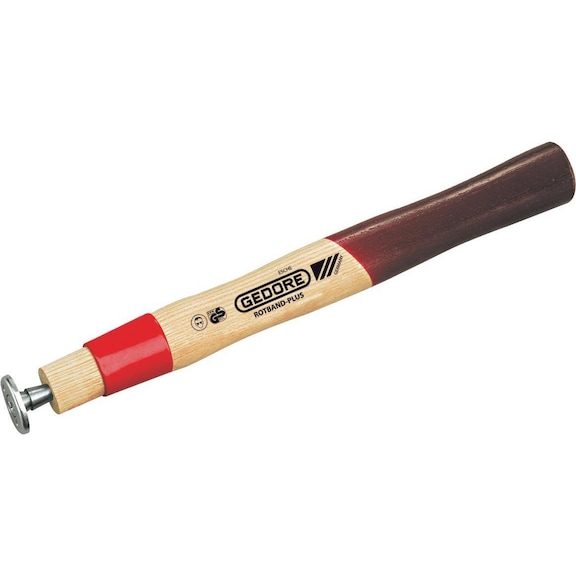 GEDORE 山胡桃木备用手柄，全套，适用于 0.500 kg ROTBAND-PLUS 锤 - 备用锤柄带套筒、楔形和固定板