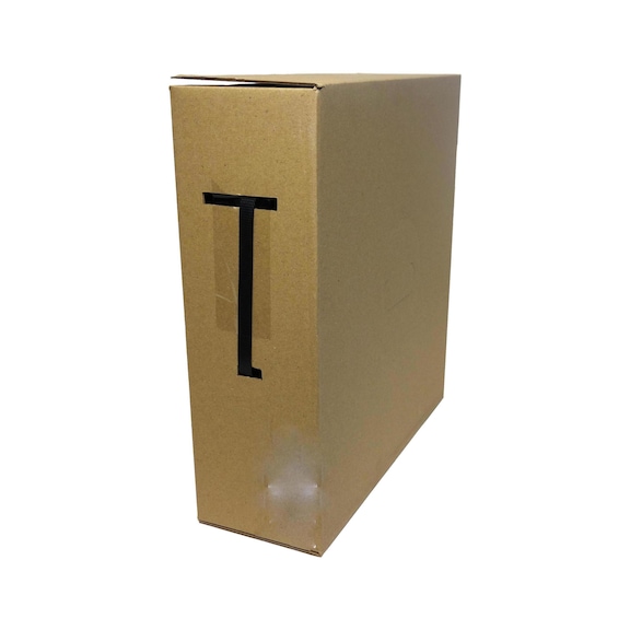 BANHOLZER UND WENZ ruban en plastique en carton, 1 000 m 12,7 x 0,5 mm - Ruban de cerclage dans un bac carton empilable