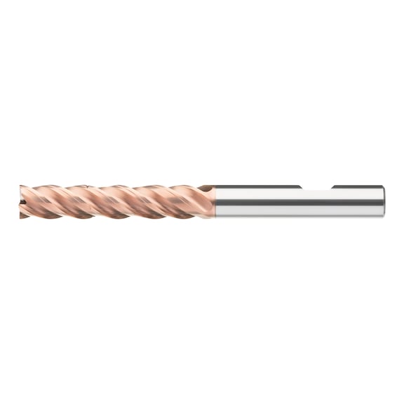 ATORN SC TVC end mill ULTRA M, diameter 16x82x140&nbsp;mm, T=4, HB shaft - Solid carbide TVC end mill "trochoidal" - STAINLESS STEEL