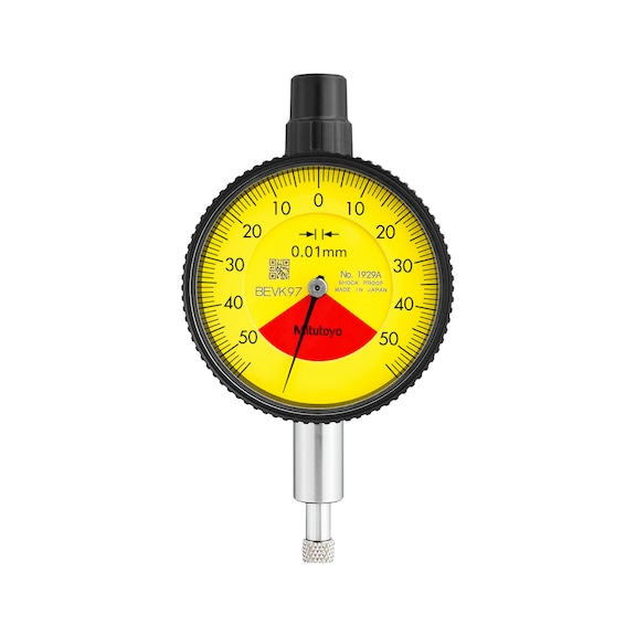 MITUTOYO dial gauge 40 mm scale interval 0.01 mm measuring range 1 mm - reloj comparador