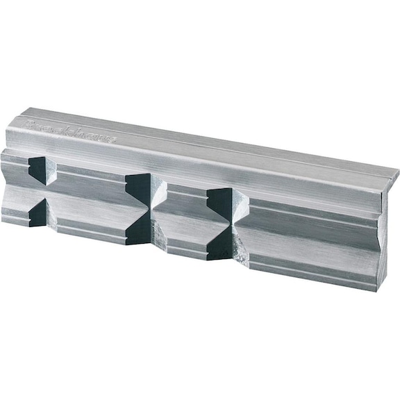 HEUER Magnet-Schraubstockbacken 120 mm Aluminium mit Prisma - Universal-Magnet-Schraubstockbacken 100,120,125,140 und 150 mm