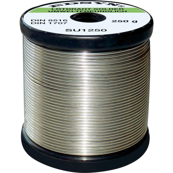 Solder wire 1.0 mm 250 g Sn60 Pb38 Cu2 No-Clean - Solder wire