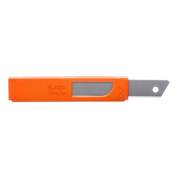 ORION 美工刀刀片，18 mm（每包 10 只） - 美工刀刀片，18 毫米，每包 10 个