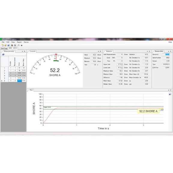 HiMeasure 软件自动设备识别，模拟/数字测量显示 - 测量和分析软件 HiMeasure
