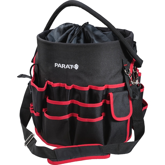 PARAT Bucket nylon bucket tool bag - Round tool bag with inside and outside tool compartments