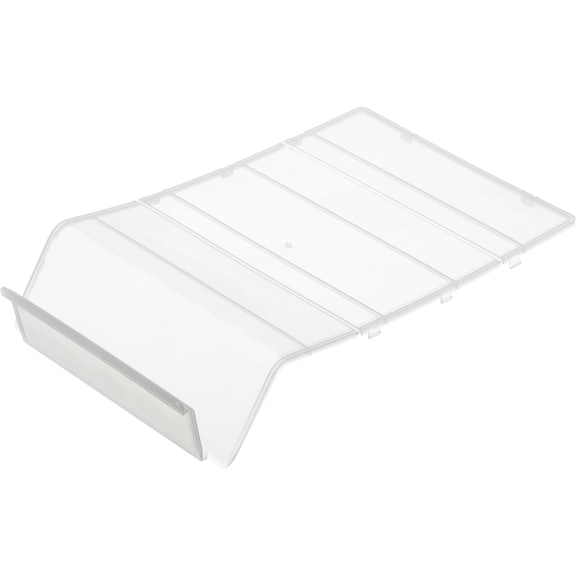 Lid, transparent PP for easy-view storage bins, size 2 - cover