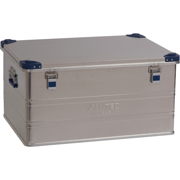 Caja de aluminio INDUSTRY 153 con tapa, asas y cierres con muelle - Caja de aluminio serie D